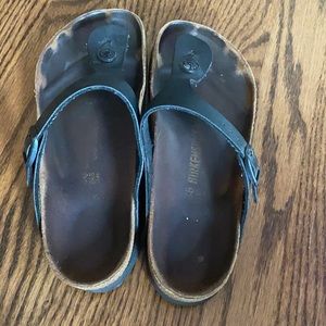 Birkenstock Gizeh big buckle black